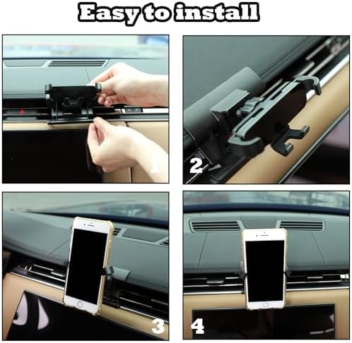 Ultimate Car Phone Holder Mount for Land Rover Range Rover Sport/Vogue 2023-2024 – Secure Central Air Outlet Mobile Bracket for Effortless Navigation and Enhanced Safety During Every Drive