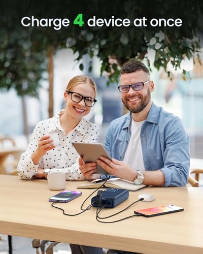 High-Capacity 50000 m Ah Portable Power Bank with Fast Charging 22.5 W – Multi-Device USB-C Battery Pack for i Phone, Samsung Galaxy & More – Ultimate Reliability for On-the-Go Charging