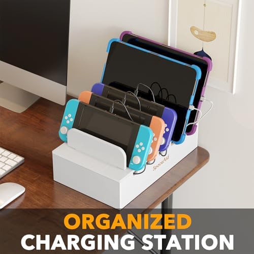 Eco-Friendly Bamboo Multi-Device Charging Station – Sleek Desk Organizer for Phones, Tablets & Laptops with Fast Charging Ports – Minimalist Docking Solution for a Clutter-Free Workspace – Sustainable Tech Accessory for Modern Living Spaces