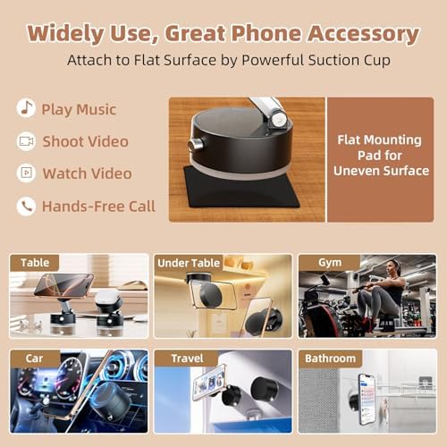 SEVENKA 360-Degree Magnetic Car Phone Holder: Universal Adjustable Mount for Hands-Free Navigation with Secure Windshield Suction – Compatible with i Phone & Samsung for Enhanced Road Safety and Optimal Viewing Angles