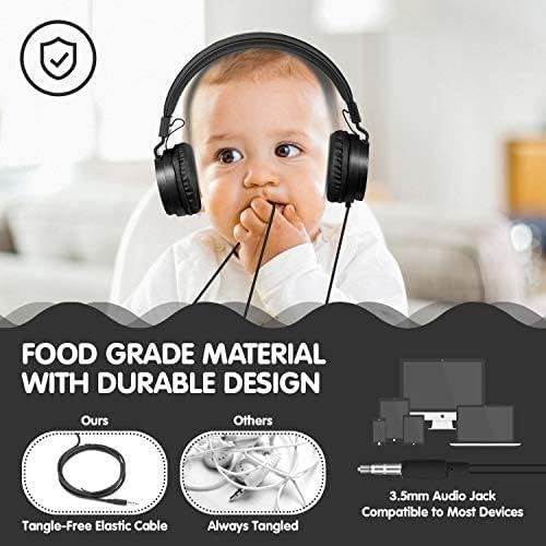 Premium ONTA Kids Headphones – Comfortable Noise-Canceling On-Ear Headset for Young Learners | Durable Wired Earphones Designed for School, Travel, and Home | Perfect Fit for i Pads, Smartphones, and Laptops | Unmatched Sound Quality for Ages 3+