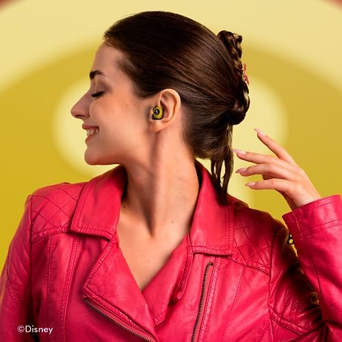Discover the Magic of Mickey Mouse with Wireless Bluetooth Earbuds – Premium Sound Quality, Ergonomic Design, and 30 Hours Playtime – Perfect for Disney Enthusiasts and Gift Giving – Universal Compatibility for All Devices Including Smartphones and Tablets