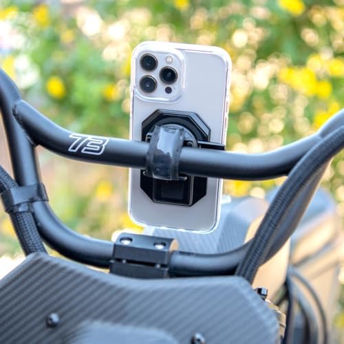 Rokform Universal Magnetic Phone Mount Adapter – Innovative Twist Lock & Mag Safe Compatible Holder with Robust 3 M VHB Adhesive for Secure Smartphone and Tablet Attachment – Sleek Black Design for Effortless Accessibility and Versatile Usage