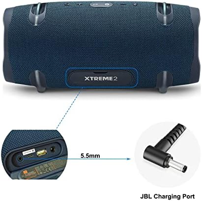 Ultimate JBL Xtreme 2 & Boombox Replacement Charger – 19 V Waterproof Power Cord with 8.8 FT Flexibility for Uninterrupted Music Enjoyment, Ideal for Portable Speaker Enthusiasts