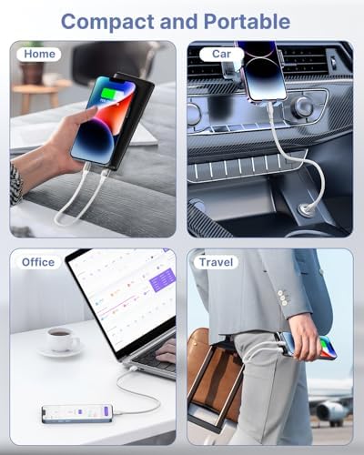 Aioneus 1 ft Apple Certified Lightning Cable – High-Speed USB A to Lightning Charger for i Phone 14/13/12/11 Pro Max/XR/XS/8/7 Plus/6/SE – Durable Nylon Braided Design for Tangle-Free Portability and Enhanced Charging Efficiency