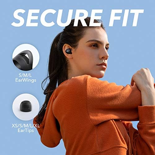 Soundcore by Anker Life A1 True Wireless Earbuds – Unleash 40 Hours of Customized Audio Bliss, IPX7 Waterproof Design for Ultimate Durability, Effortless Wireless Charging & USB-C Fast Charge, Perfect for Commutes and Active Lifestyles, Enhanced Bluetooth Stability for Seamless Connectivity