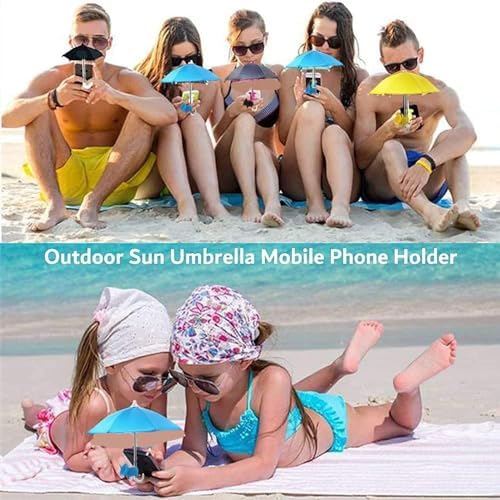 Ultimate Phone Umbrella Suction Cup Stand – Anti-Glare Sunshade Holder for Outdoor Navigation, Stylish Shield for Smartphones (Set of 3) – Enhance Visibility and Protect Your Device from Sunlight