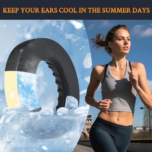 Upgrade Your Bose Quiet Comfort Experience: SOULWIT Cooling Gel Replacement Earpads with Breathable Ice Silk Fabric and Noise Cancelling Foam for Ultimate Comfort – Effortless Installation, Sleek Black Design, Enhanced Audio Performance