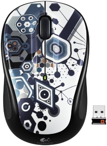 Vibrant Twinkle Teal Logitech Doodle Collection M325 c Wireless Optical Mouse – Ergonomic Design for Ultimate Comfort, 5 Customizable Buttons, Long Battery Life & Reliable 2.4 GHz Connectivity for Enhanced Productivity and Style in Your Workspace