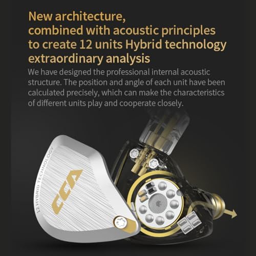 KZ CCA C12 Premium Earbuds with Microphone – Experience Unmatched Audio Precision and Comfort with Dual-Dynamic Drivers for Music Lovers and Professionals Elevate your sound experience with the KZ CCA C12 Earbuds, meticulously designed for audiophiles seeking superior audio fidelity. Featuring cutting-edge dual-dynamic drivers, these earbuds deliver an impressive spectrum of sound with deep bass and crystal-clear treble, perfect for any listening environment, whether you’re commuting, at the gym, or unwinding at home. The integrated microphone allows for seamless hands-free calls, keeping you connected without interruption. Their ergonomic design ensures a comfortable fit for prolonged use, while the durable, tangle-free cable simplifies storage and enhances longevity. Crafted from high-quality materials, the KZ CCA C12 Earbuds are built to resist everyday wear, making them your go-to choice for reliable performance and style. Transform your audio experience today with the KZ CCA C12, the ultimate earbuds for those who value sound excellence and comfort.