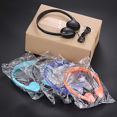 Bulk Kids Headphones – 25-Piece Classroom Audio Package for Enhanced Learning – Lightweight Adjustable On-Ear Design with Universal Device Compatibility in Sleek Black – Perfect for Engaging Group Activities and Extended Listening Comfort – Durable and Affordable Solution for Students and Adults