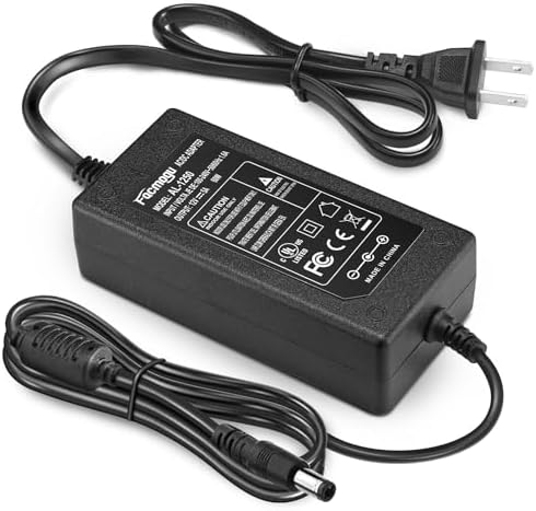 High-Efficiency 12 V 8 A AC to DC Power Adapter – 96 W Switching Supply for LED Strip Lights – 6.7 ft Power Cord – Universal Compatibility with 5.5 mm x 2.5 mm & 2.1 mm Connectors – Robust, Long-Lasting Power Solution for Home and Professional Use – Enhanced Performance & Economical Design