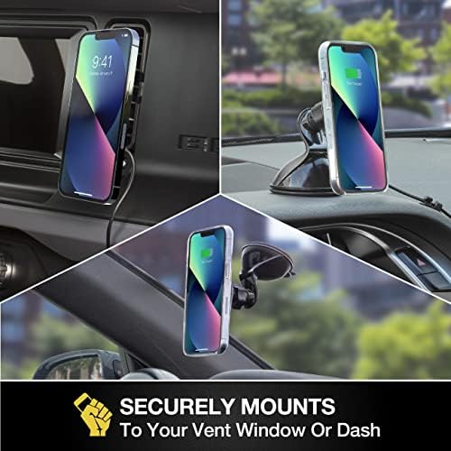 Scosche MPQ5 RKi-BP0 Magic Plate Replacement for Enhanced Compatibility with Scosche Magic Mount Systems – Ideal for Non-Magnetic & Charge Mounts, Optimized for Quick Installation and Device Security