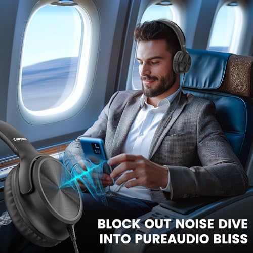 Transform Your Audio Journey with Cowyawn’s Premium USB Type-C Over-Ear Headphones – Stunning Rose Finish, Superior HD Stereo Sound, and Integrated Microphone for Effortless Communication – Ideal for Chromebook, Laptop, and i Phone Users Seeking Optimal Comfort with Portable, Foldable Design