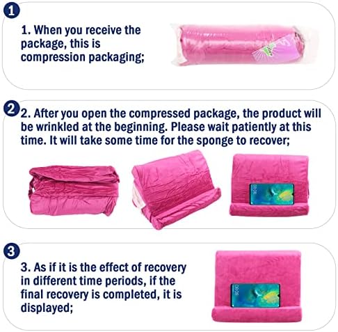 Ultimate Comfort Multi-Angle Tablet Holder and Phone Stand Set – Lightweight and Sturdy Design with Storage Pocket – Ergonomic Cushion for Enhanced Stability and Versatile Use – Modern Black and Light Green Aesthetic for Stylish Workspaces and On-the-Go Convenience