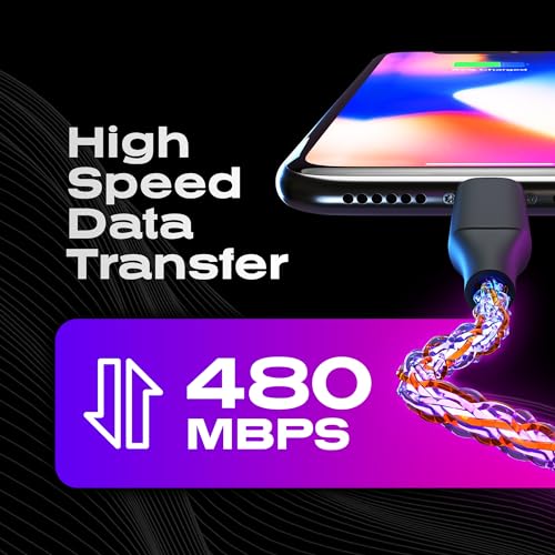Durable 10 FT USB C Charging Cable for Apple Devices – Statik Durabraid 27 W Fast Charger for i Phone 14 Pro Max, High-Speed Data Transfer with Premium Nylon Braided Design, Enhanced Flexibility and Longevity for Everyday Use