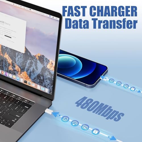 Dual 20 W USB-C Fast Charger Kit for i Pad – 2 Pack with 10 FT Charging Cables for i Pad Pro, Air, Mini – Rapid Power Adapter for Enhanced Performance and Portability