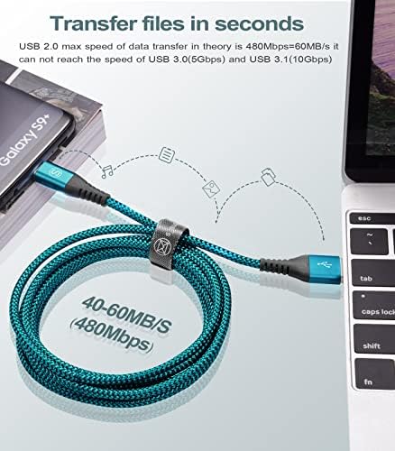 MAXGROUP USB Type C Charger Cable Trio | Durable Nylon Braided Charging Cords (10 ft, 6.6 ft, 3.3 ft) for i Phone 15, 16 Pro Max, Samsung Galaxy S Series & More | Fast Charging & Universal Compatibility for Home, Office & Travel | Enhanced Durability & Flexibility