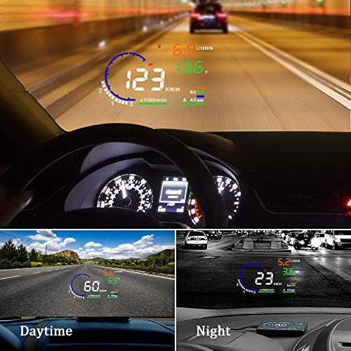 Smartphone-Compatible Car GPS Head-Up Display Holder with HD Reflective Screen – Ultimate Navigation Accessory for i Phone & Samsung (Up to 6 Inches) – Enhance Safety & Driving Focus