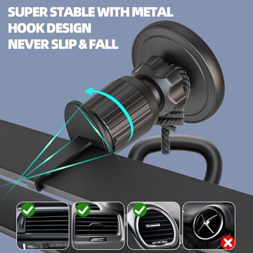 Ultra-Slim Flexino Retractable Car Charger – 57 W Fast Charge for i Phone 16/15, Galaxy, Pixel – Dual USB-C Ports for Concurrent Charging – Compact & Tangle-Free Design – Essential Travel Accessory for Seamless Connectivity