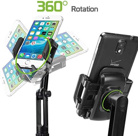 Revolutionary Car Cup Holder Phone Mount with Integrated Snack Tray – Ultimate Compatibility for i Phone, Samsung Galaxy, LG, Moto & Google Pixel – Hands-Free Convenience & 360-Degree Rotation for Safe Driving Enjoyment