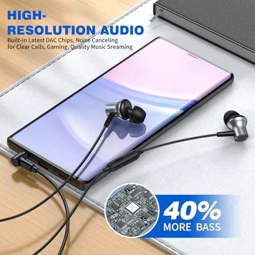Discover Ultimate Audio Precision with ASKUBSKU Noise-Isolating Wired Earbuds – The Essential Hi-Fi Companion for Chromebook and Laptop Users. Tailored for both audiophiles and everyday listeners, these ultra-lightweight earbuds boast a universal 3.5 mm audio jack, ensuring flawless connectivity across all your devices. Experience an unparalleled auditory journey with cutting-edge noise isolation technology, making them the perfect choice for focused study sessions, professional calls, or exhilarating gaming marathons. Featuring an integrated microphone and convenient mute function, crystal-clear communication is guaranteed for students and remote workers alike. Designed with an ergonomic shape, these earbuds provide all-day comfort, preventing weariness during extended listening periods. The sleek grey finish not only enhances durability but also adds a modern flair to your tech ensemble. Elevate your sound experience with ASKUBSKU – your trusted partner for premium audio performance wherever you go.