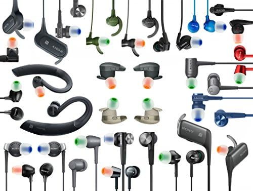 Premium Silicone Replacement Eartips Set for Sony Earphones – 12 pcs Hybrid S/M/L Adapters for Enhanced Comfort and Sound Isolation, Ideal Earbud Accessories for Superior Listening Experience