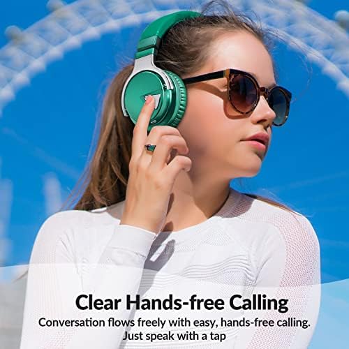 Silensys E7 Elite Wireless Over-Ear Headphones: Unmatched Active Noise Cancellation, Deep Bass Sound Experience, Luxurious Protein Ear Cushions, 30-Hour Battery Life – Your Perfect Bluetooth Companion for Travel, Work, and Daily Adventures in Elegant Black Design
