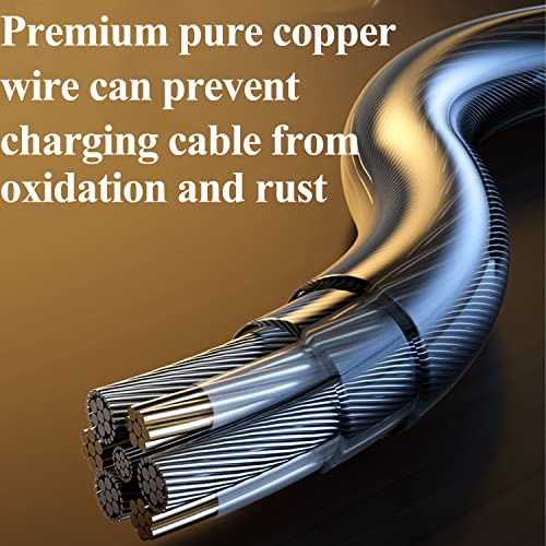 Illuminate Your Charging: 2-Pack LED USB A to C Charger Cable – Vibrant Light-Up Type C Cord for i Phone 15, Samsung Galaxy S21/S20/S10/S9/S8, Note 20, LG V30/V20/G6 – 78-Inch Durable Fast Charging Solution in Purple & Green