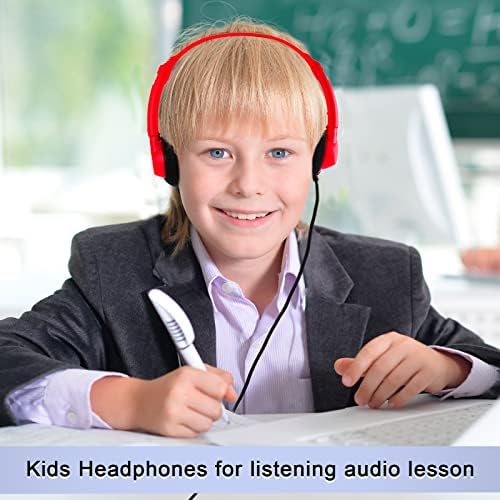 Yunsailing 30-Pack Classroom Headphones – Lightweight & Durable On-Ear Headsets with 3.5 mm Jack for Engaging Learning – Cheerful Light Yellow Color for Students and Teachers in Educational Settings