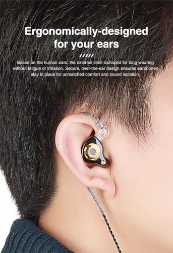 Revolutionize Your Sound with TRN MT1 PRO Wired Earbuds – Advanced In-Ear Monitors Featuring 10 mm Dual Magnetic Drivers for Exceptional Bass and Crystal Clarity, Superior Noise Cancellation for an Immersive Audio Experience, Ergonomically Designed for Ultimate Comfort During Prolonged Use, and Versatile 3.5 mm Jack for Effortless Compatibility Across Devices – Perfect for Audiophiles, Musicians, and Everyday Listeners Seeking Unparalleled Sound Quality and Durability