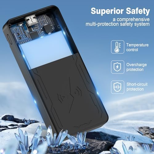 Compact Magnetic Power Bank – 5000 m Ah Wireless Charger with 20 W PD Fast Charging for i Phone 16/15/14/13/12 Pro/Mini/Max – Sleek Gold Design for Enhanced Portability and Compatibility