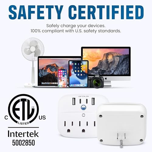 Ultimate Cruise Power Strip with 3.3 ft Extension Cord & Fast Charging USB Ports – Non-Surge Design for Seamless Connectivity on Carnival, Princess & Major Cruise Lines (2025/2026) – Essential Travel Accessory for All Devices