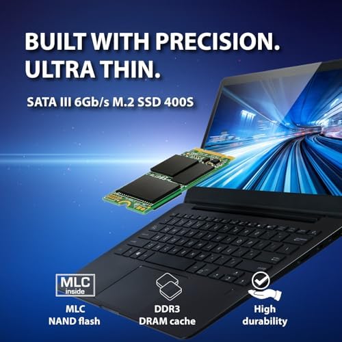 Revitalize Your PC Performance with the Transcend 32 GB MTS400 S M.2 2242 SATA III SSD – High-Speed Internal Solid State Drive Featuring DRAM Cache & MLC Technology for Lightning-Fast Access, Compact Compatibility, and Enhanced Reliability for Laptops and Desktops
