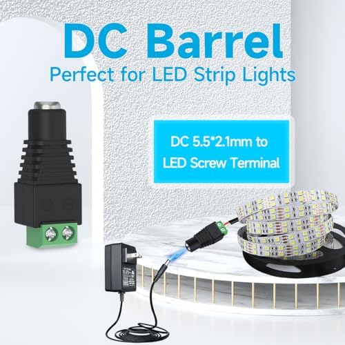 Universal 12 V 3 A Power Supply Adapter – 36 W ETL Certified AC/DC Charger with 8 Interchangeable Tips for Versatile Device Compatibility – Ideal for LED Strip Lights, CCTV Cameras, Printers, and Routers with 6 ft Cord for Enhanced Flexibility and Fast Charging Solutions