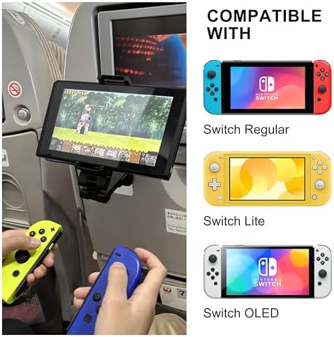 Perilogics 2025 Ergonomic Airplane Phone Holder Mount – Ultimate Travel Companion for Content Creators, Enhanced Stability & Comfort for Long Journeys, Lightweight & Portable Smartphone Stand, Perfect for Travel, Cruises & Desk Use, Smart Tech Accessory for Effortless Entertainment and Communication