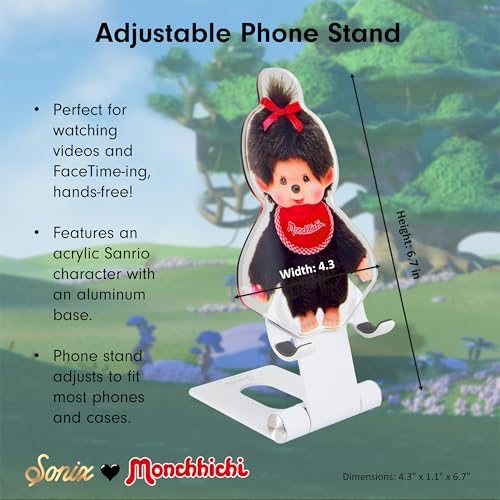 Sonix x Sanrio Character Phone Stand | Adjustable Cell Phone Holder, Desk Stand, Dock | Hello Kitty Classic – Enhanced Compatibility and Speed