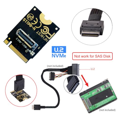 Unlock Blazing Fast Data Transfers with cablecc PCI-E 3.0 M.2 M-Key to Oculink SFF-8612/SFF-8611 Host Adapter – Perfect for Gamers & Creators Seeking Ultimate NVMe SSD Performance. Experience unparalleled speed and compatibility with this high-performance adapter engineered for M.2 NVMe SSDs in the 2260 form factor. The cutting-edge Oculink SFF-8612 and SFF-8611 connections ensure robust data transmission for seamless gaming and content creation. Enjoy hassle-free installation and a durable design that stands up to daily demands, making this essential upgrade a must-have for any advanced computing setup. Whether you’re enhancing your workflow or building the ultimate gaming rig, this PCI-E 3.0 adapter guarantees enhanced performance and reliability. Elevate your data storage capabilities today and discover the difference this premium internal SSD accessory can make in your system’s efficiency and speed. Don’t compromise on quality—transform your digital experience with the cablecc Oculink Host Adapter now!
