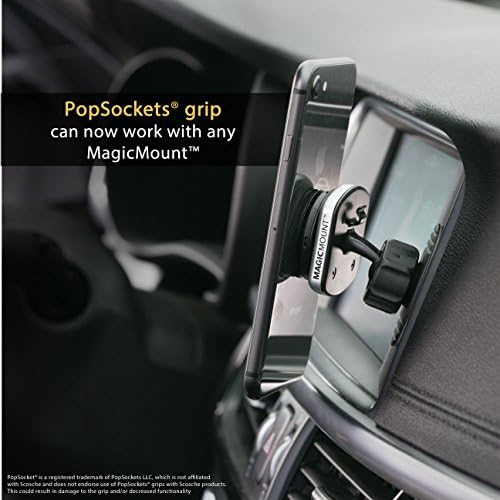 Scosche MRK2 PK-UB Universal Magnetic Phone Mount Metal Plate Kit – Essential Replacement for Secure Smartphone Holding in Vehicles – Enhanced Compatibility with All Devices & Cases – Pack of 2 Durable, Sleek Black Plates for Effortless Installation and Reliable Hands-Free Navigation