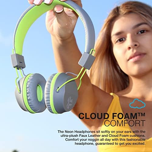 Discover the JLab Neon Folding On-Ear Headphones in Black – Your Ultimate Audio Companion for Travel and Daily Use | Lightweight Design with Tangle-Free Cord for Effortless Portability | Advanced Noise Isolation Technology for Uninterrupted Listening | Powered by 40 mm Neodymium Drivers for Rich, Crystal-Clear Sound | Ergonomic Fit with Plush Cushions for Extended Comfort | Perfect for Music Lovers, Commuters, and Home Relaxation