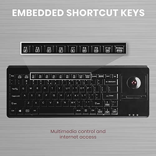 Transform Your Workspace with the Perixx PERIBOARD-515 H Wired USB Keyboard Featuring Integrated Touchpad and Dual USB Hubs – Compact Efficiency for Seamless Navigation and Enhanced Productivity in Home and Office Settings