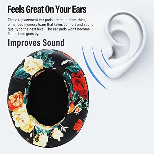 Transform Your Beats: Premium Pink Memory Foam Earpads for Studio 2 & 3 Headphones – Luxurious Soft Protein Leather Replacement Cushions for Ultimate Comfort and Noise Isolation – Perfect for Wired & Wireless Listening