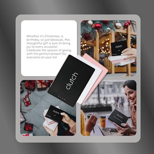 Lightweight Clutch Pro 5000 m Ah Portable i Phone Charger – TSA Approved Magnetic Power Bank for Travel – Built-in Lightning Cable – Perfectly Compatible with i Phone 14 & Earlier Models – Secure, Hassle-Free Charging at Just 3.7 oz – Elevate Your Travel Experience with Reliable Power Solutions