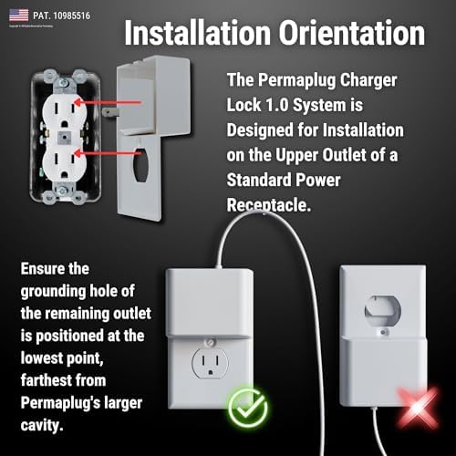 Secure Charge Lock System: Advanced Anti-Theft & Tug-Proof Phone Charger with Patented Slim Design – Dual Fast Charger Included, Plus 6 FT USB-C to Lightning Cable for Universal Compatibility – Protect Your Devices Anywhere!