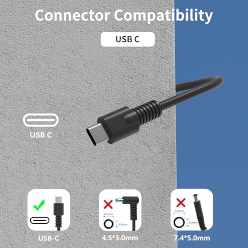 65 W USB-C Power Adapter for HP Elite Book & Chromebook – Advanced Rapid Charge Solution for Elite x360, Spectre x360, Pro Book, Envy & More – Versatile 20 V/3.25 A Output for Optimal Device Performance – Perfect Replacement for TPN-LA12, TPN-LA22 & Other Models – Reliable Compatibility Across Diverse HP Laptops – Supports Wide Voltage Range with 100-240 V Input – Lightweight & Portable Design for Effortless Travel Charging – Premium Quality Power Cord Included for Uninterrupted Connectivity – Enhance Your Laptop Efficiency with This High-Performance Charger – Ideal for Students and Professionals Seeking Consistent Power Supply – 24/7 Customer Support for All Inquiries – Ensure Seamless Operation of Your HP Devices with This Essential Charger.