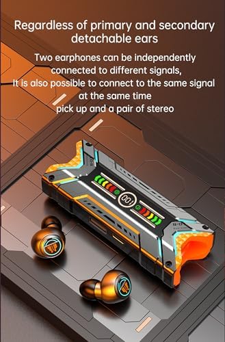 Wireless Freedom: 2024 Bluetooth 5.3 Waterproof Earbuds with Touch Control & Built-in Mic – IP7 Rated Sports Headset for Active Lifestyles – LED Battery Display for Ultimate Convenience and Clarity