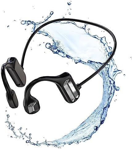 Revolutionary Waterproof Bone Conduction Headphones – 2023 Tictoyo Open-Ear Sports Earbuds with Built-in Mic, Bluetooth 5.3 Connectivity, Lightweight Design for Enhanced Comfort and Safety During Running and Outdoor Activities – Experience Music and Surroundings Seamlessly