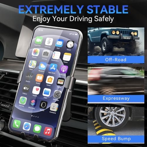 Enhanced BMW 5 Series Car Phone Holder Stand (2017-2023) – Adjustable Air Vent Mount for 4.7-6.7 Inch Smartphones – Secure, 360-Degree Rotatable Design for Optimal Viewing – Premium Accessory for Safety and Convenience in Your Vehicle