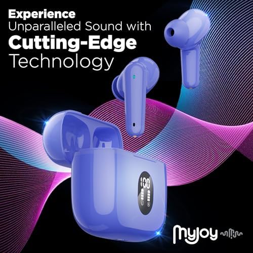 Elevate Your Audio Experience with My Joy Classic Wireless Earbuds – Stylish Van Gogh-Inspired Design, Dual Microphones for Crystal-Clear Calls, IPX5 Sweatproof for Active Lifestyles, Enjoy Up to 7 Hours of Playtime, Noise-Reducing Technology, Effortless Wireless Charging and Enhanced Compatibility for Seamless Device Connection