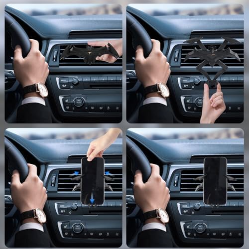 Revolutionary Bat Wings Car Phone Holder – Universal Air Vent Mount with Mechanical Wings for Ultimate Smartphone Stability and Safety While Driving